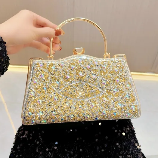 American retro diamond handbag HB46372